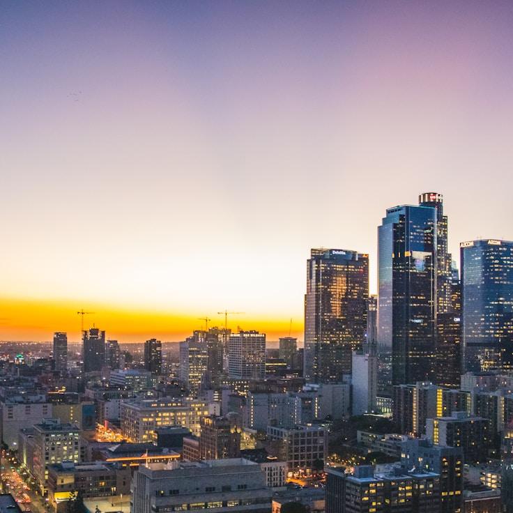 Sunset outdoors in Switzerland