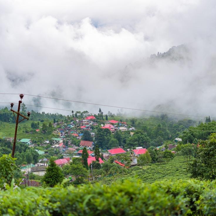Entertainment zone at night in Switzerland